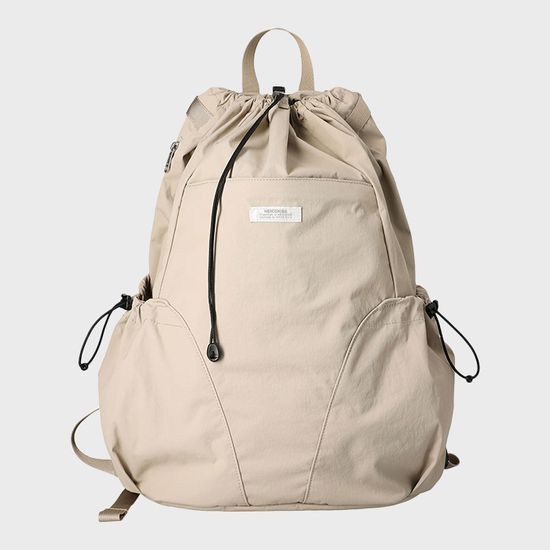 에어로 스트링 백팩 베이지