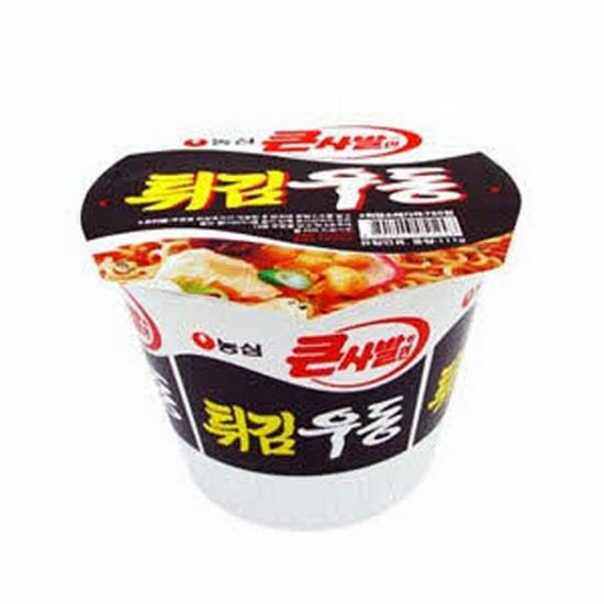 농심 튀김우동 큰사발/16개