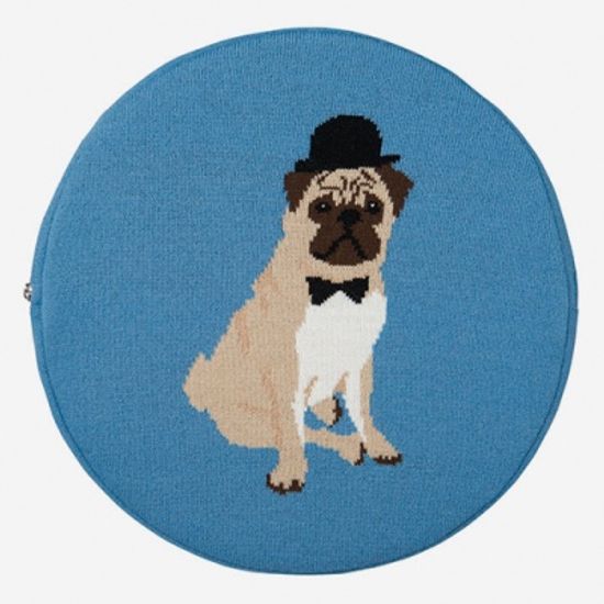 (Confiture) Dapper Seat Cushion - Pug