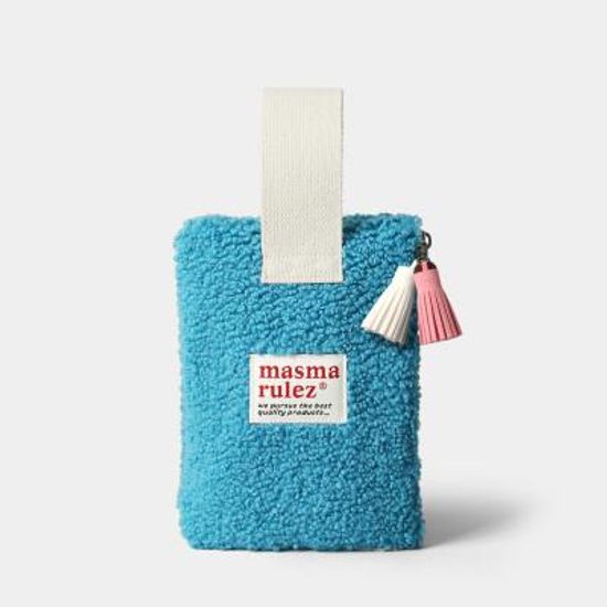 Strap pouch _ Fleeced Blue