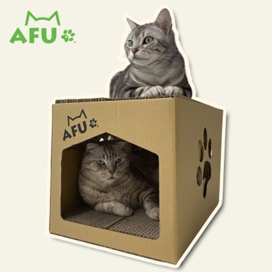 AFU 스크래쳐 고양이 숨숨집 스크래처 