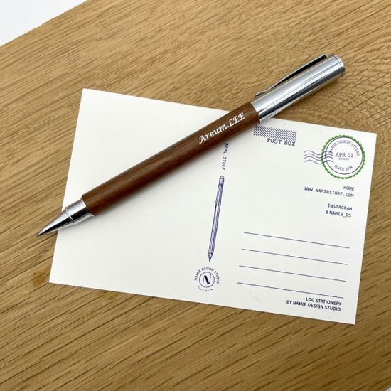 LOG RP-303 Natural Wood Rollerpen - 네추럴우드볼펜