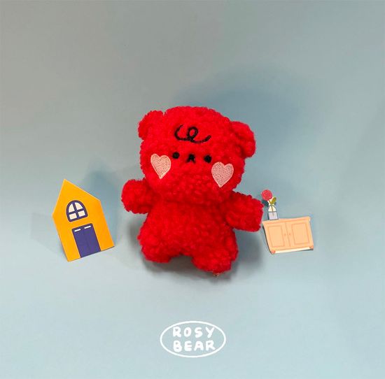 운명의 빨간 곰 귀여운 가방 키링(+단독사은품)