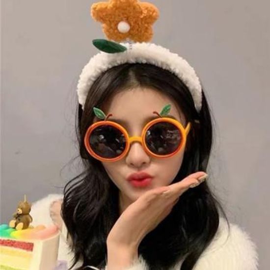 제주 감귤 귤 선글라스 안경 여자 과일 인싸 썬글라스