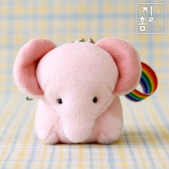 [DIY]당나귀귀 코끼리 커플핸드폰줄 만들기