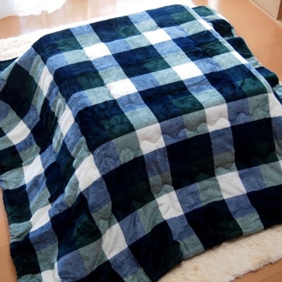 정방형 코타츠 이불 자나르 그린(190X190cm)