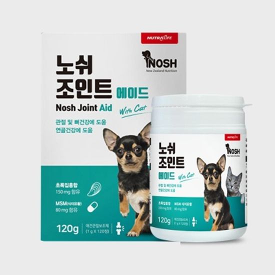 노쉬 조인트 에이드 반려동물 관절영양제(1g x 120정)