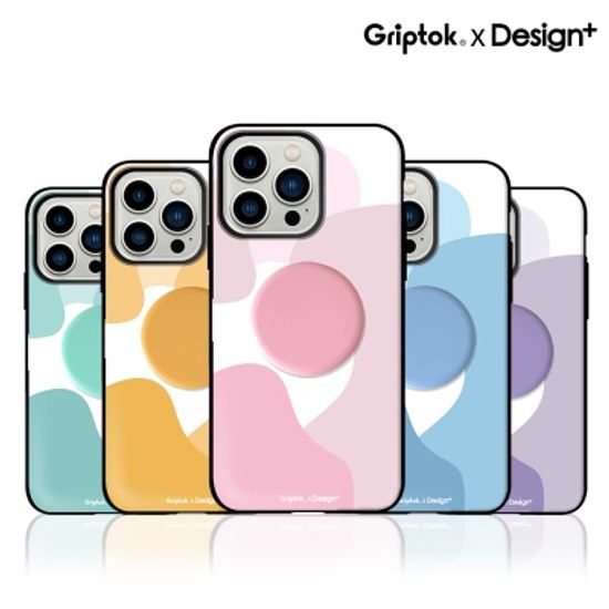 구르밍 원형 마카롱 마그네틱 도어범퍼케이스(갤럭시)