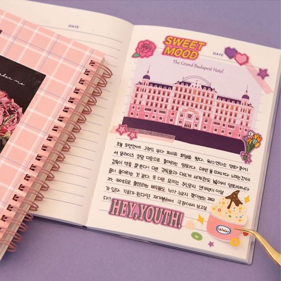 양면 이형지 스티커 북