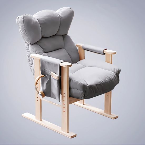 1인용 각도&높이 조절 패브릭 소파 (그레이)