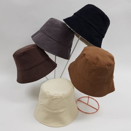 개별OPP 골덴뽀글이 양면 벙거지 모자 남녀공용