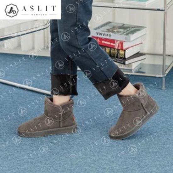 [애슬릿]여성 겨울 퍼 안감 발 편한 앵클 털 부츠