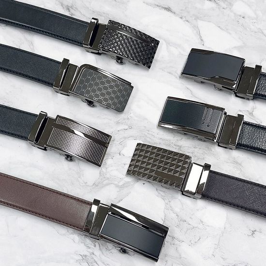 플럼도트 국산 소가죽 자동벨트 남성벨트 남자벨트