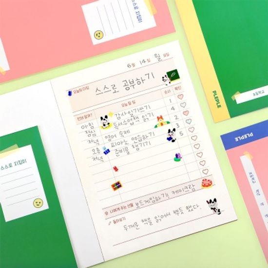 초등 노트 일정관리 스스로 지킴이