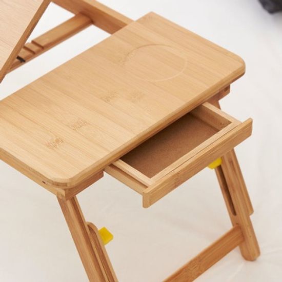 데일리 대나무 원목 침대 각도조절 베드테이블 50cm