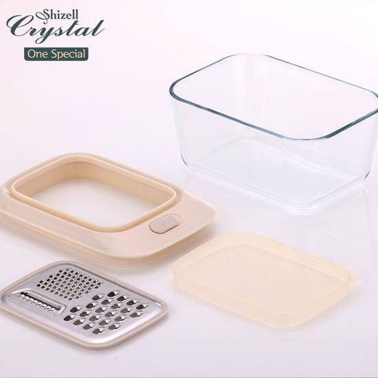 쉬젤 크리스탈 원스페셜 내열용기세트(채칼+내열용기)