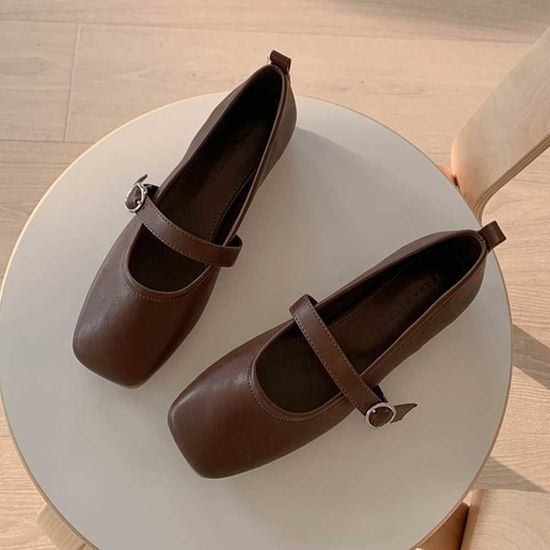 러블리한 메리 제인 스트랩 단화(WB6473A)