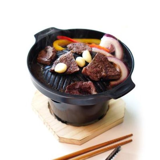 미니화로 풀세트A 1인화로 (그릴+화로+연료통+목판)