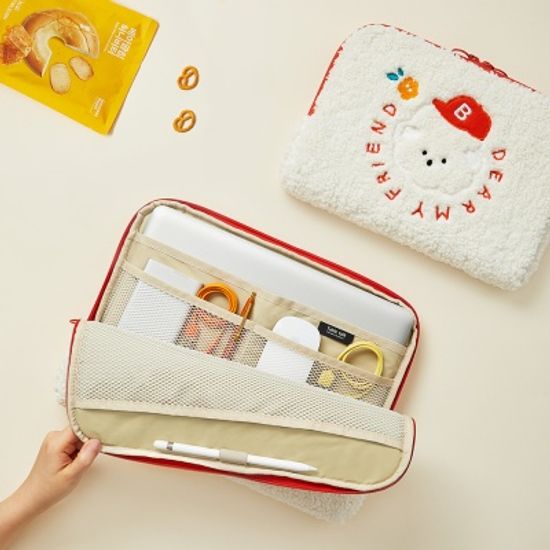 [아이패드/13인치] 포켓 파우치_덤블비숑