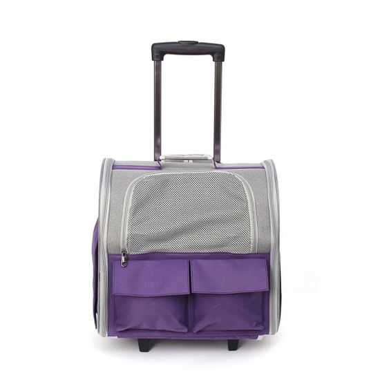 러빙펫 백팩 캐리어 이동가방(퍼플) 강아지 외출가방