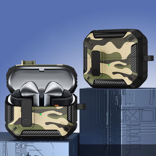 갤럭시버즈3 프로 밀리터리 락 잠금 하드 범퍼 케이스