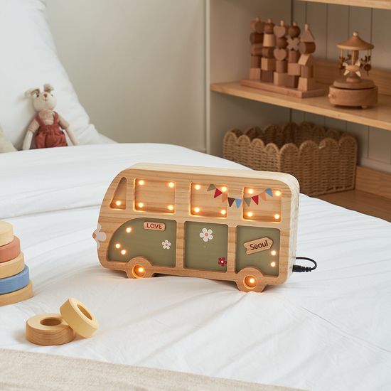 키앤비 미니버스 우든 무드등