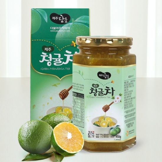 100% 제주산 농산물 청귤차(450g)꿀차 제주도 특산물