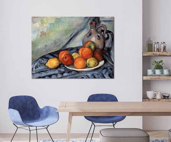 명화 폴 세잔 과일 사과 그림 인테리어 액자 중형