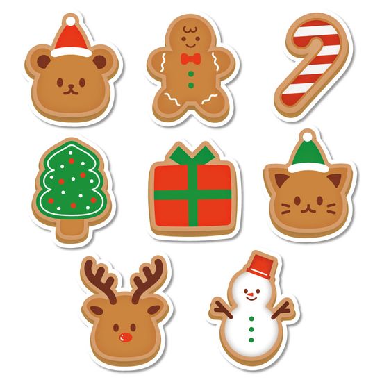 [기성]수제데코스티커크리스마스 쿠키