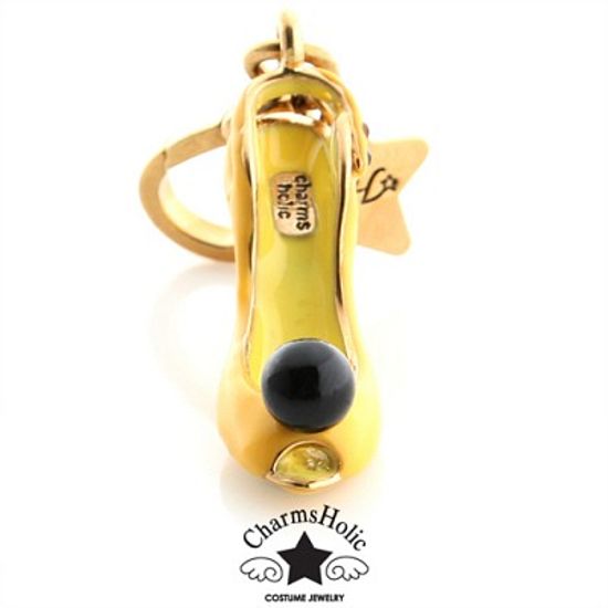 [참스홀릭]Vivienne Shoe Charm yellow pearl cks033