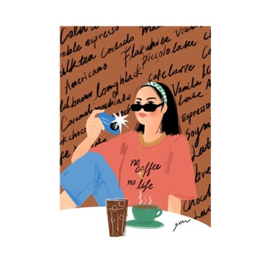coffee / 일러스트 액자