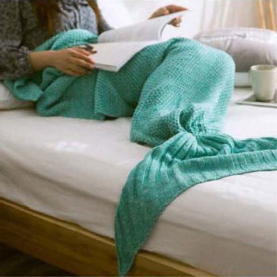 [특가]인어공주 니트담요 L 4컬러