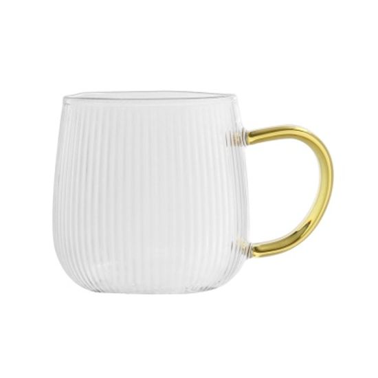 [로하티]링클라인 내열 유리컵(350ml) 음료수잔