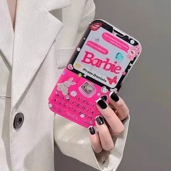 갤럭시A 시리즈 큐트 일러스트 플립 커버 미러 케이스