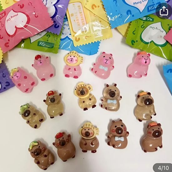 카피바라 미니어쳐 랜덤뽑기 랜덤 가챠뽑기 캡슐토이