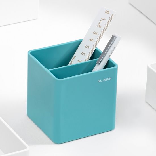 누사인 다용도 2칸 연필꽂이 펜꽂이 색연필꽂이