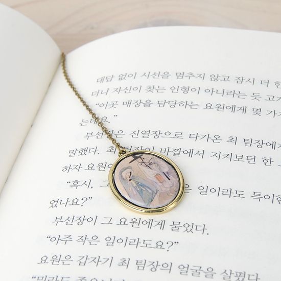 북키스 한국화 책갈피 한국 전통 감성 독서템