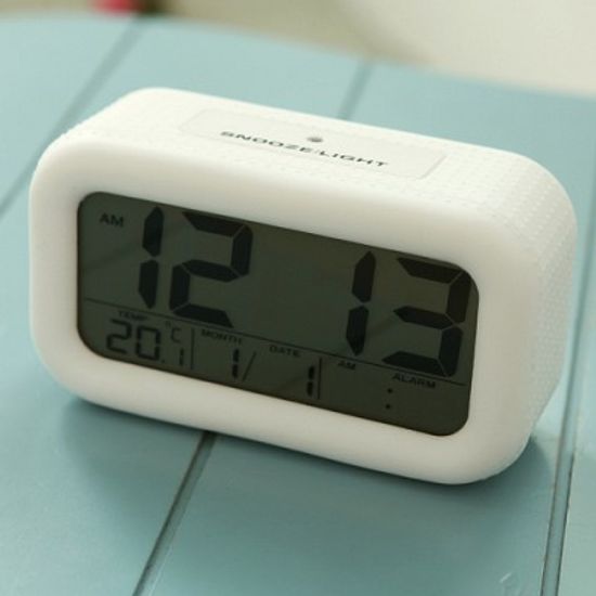 New 엠보 스퀘어 알람 탁상시계