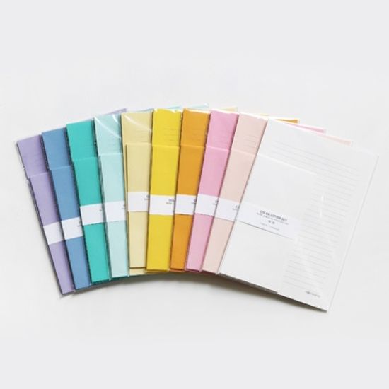 컬러편선지세트-COLOR LETTER SET