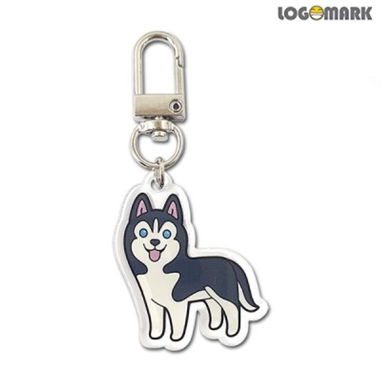 시베리안허스키 아크릴키링