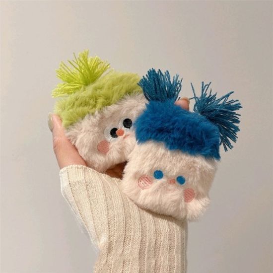 에어팟 3 2 1세대 프로 pro2 커플 아기 인형 털케이스