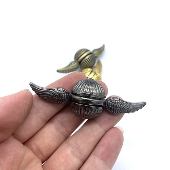 골드 스니치 미니 메탈 스피너 날개 베어링 피젯 토이