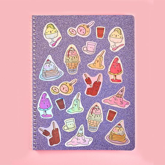 I Scream 홀로그램 스티커