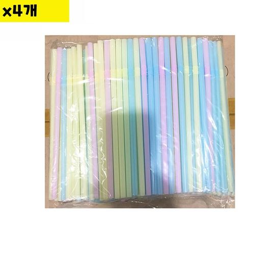 식자재 용품 혼합빨대 21cm 350입 X4개(WDAC25E)