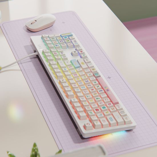 시이닷 다이어리 유선 LED 기계식 키보드