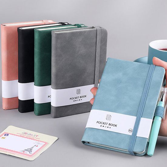 스마트 포켓 밴드형 다이어리 수첩 펜 세트 4color