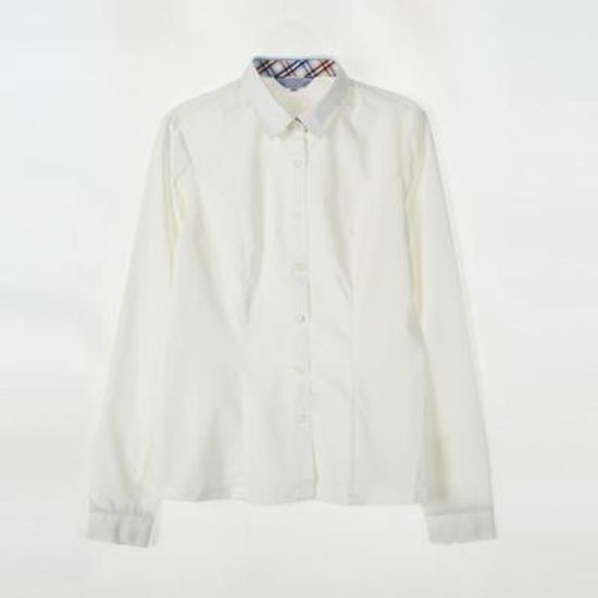 옐로우톤 아이보리 각카라 블라우스 교복셔츠 교복