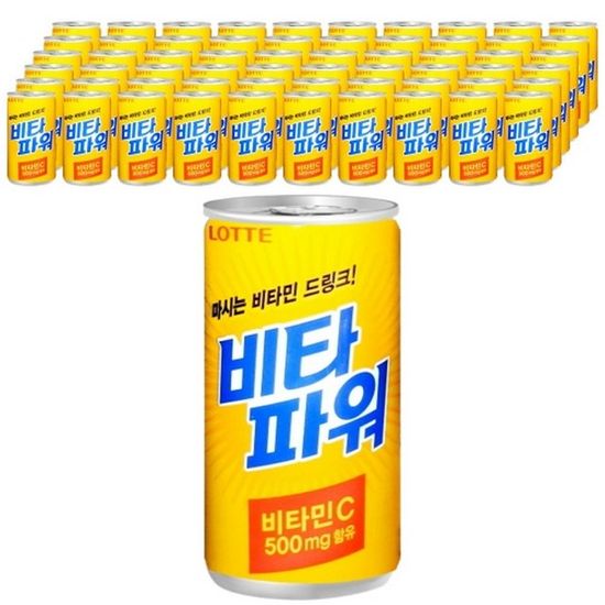 비타파워 180ml 30캔 x 3박스/음료 음료수 사무실간식