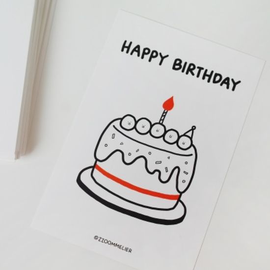 k-오리 라인 엽서 3종