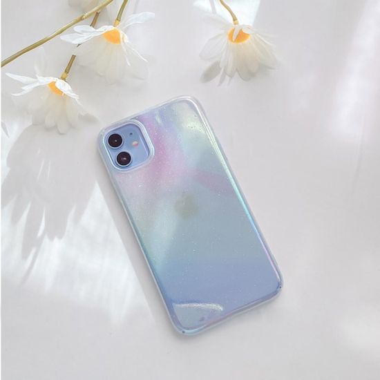 아이폰 14 13 12 11 홀로그램 지문방지 하드 케이스
